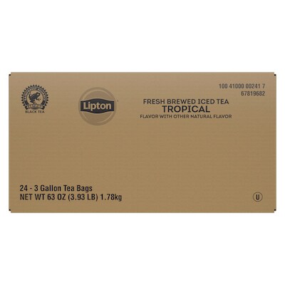 Lipton® Iced Tropical Flavored Black Tea 24 x 3 gal - 